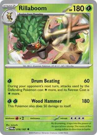 TWM 016 Rillaboom reverse holo