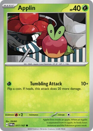 TWM 017 Applin reverse holo