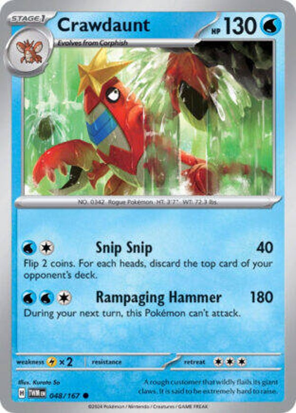 TWM 048 Crawdaunt reverse holo