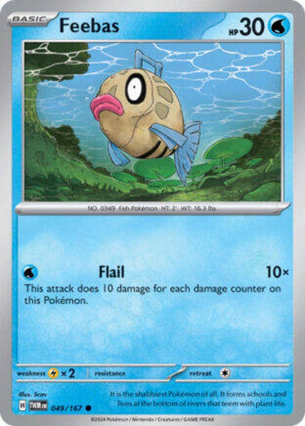 TWM 049 Feebas reverse holo