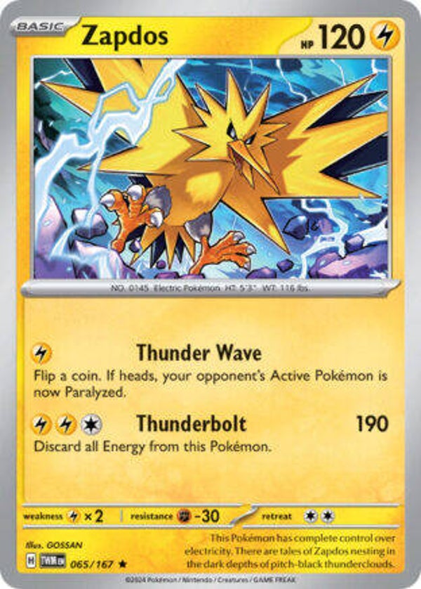 TWM 065 Zapdos reverse holo