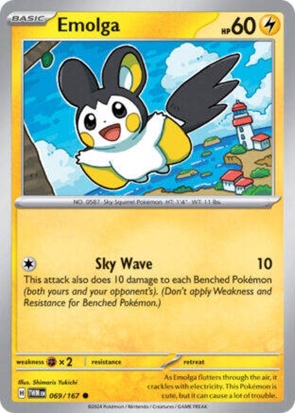 TWM 069 Emolga reverse holo