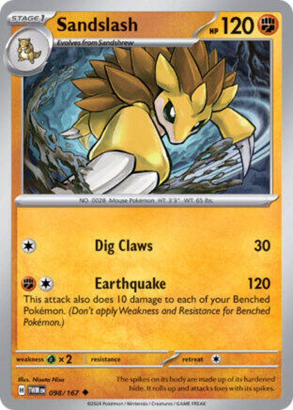 TWM 098 Sandslash reverse holo
