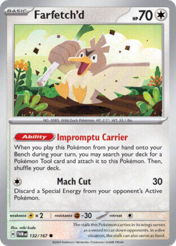 TWM 132 Farfetch'd reverse holo