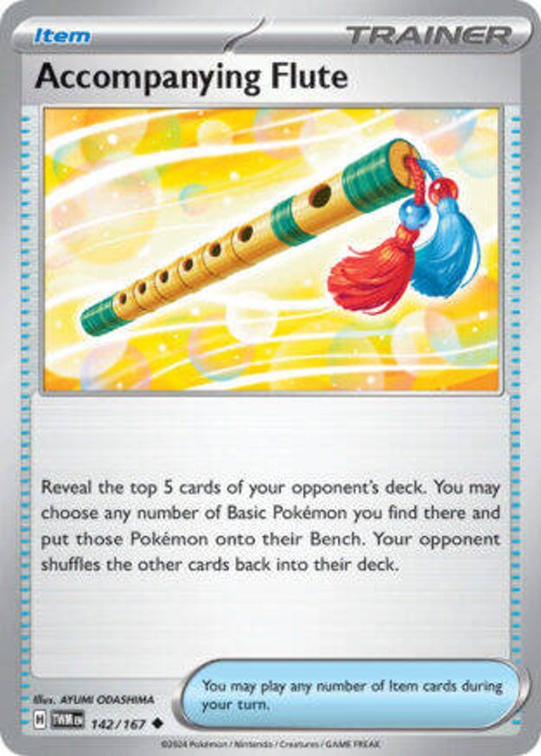 TWM 142 Accompanying Flute reverse holo