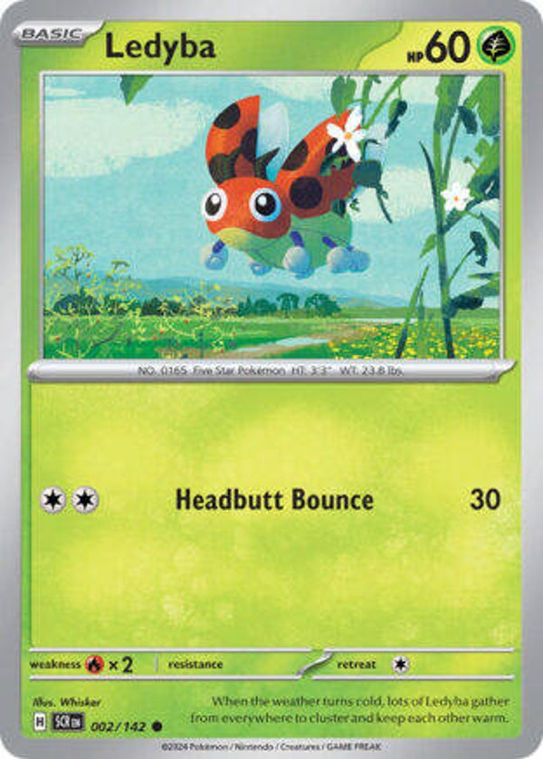 SCR 002 Ledyba reverse holo