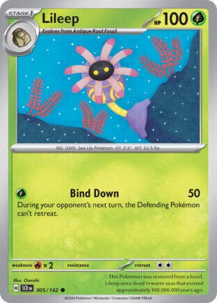 SCR 005 Lileep reverse holo
