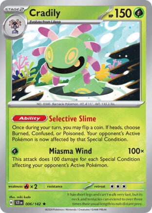 SCR 006 Cradily reverse holo