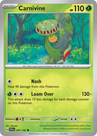 SCR 007 Carnivine reverse holo