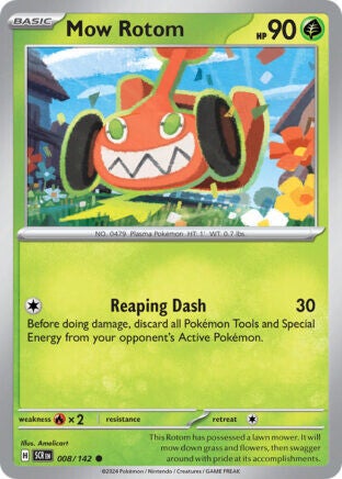 SCR 008 Mow Rotom reverse holo