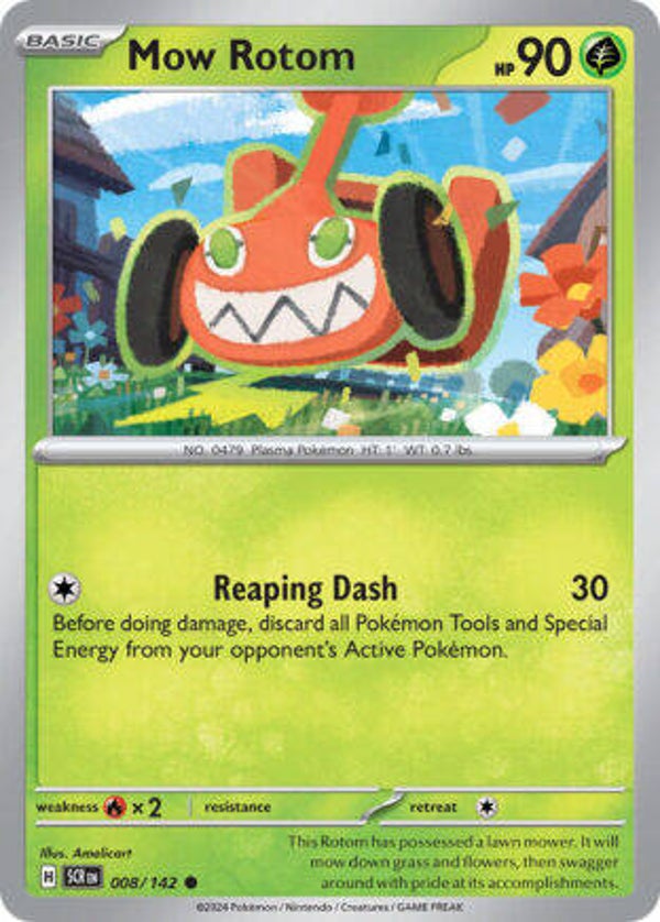 SCR 008 Mow Rotom reverse holo