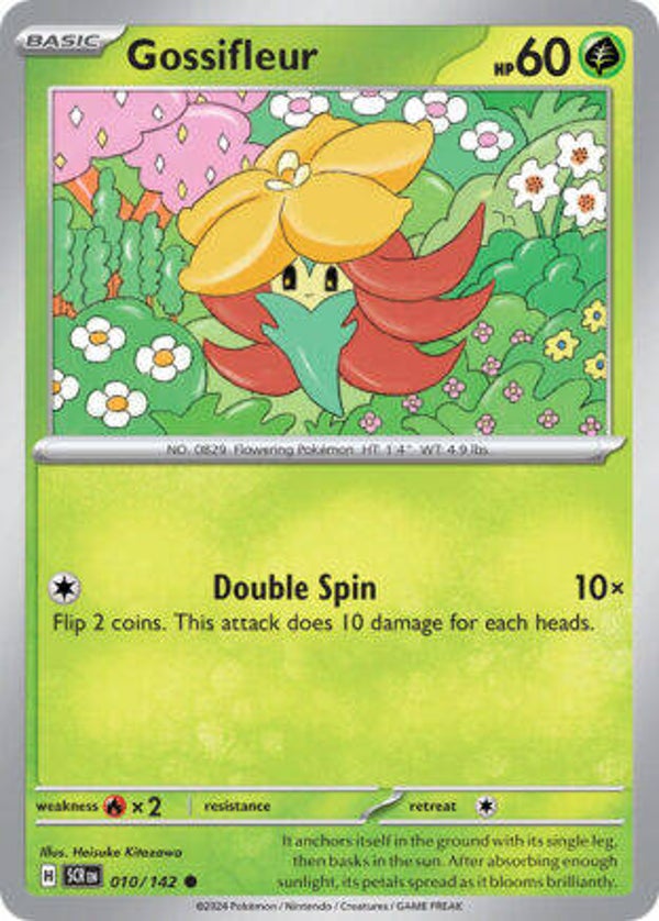 SCR 010 Gossifleur reverse holo