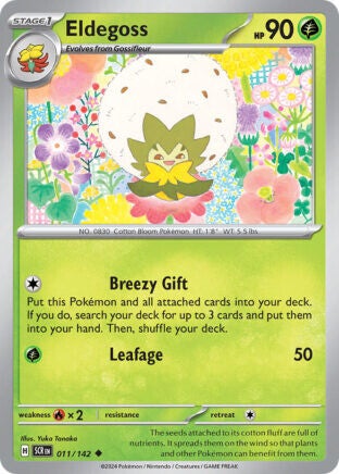 SCR 011 Eldegoss reverse holo