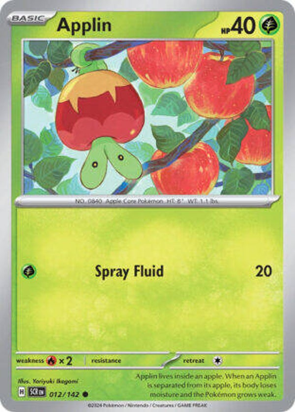 SCR 012 Applin reverse holo