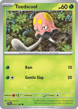 SCR 017 Toedscool reverse holo