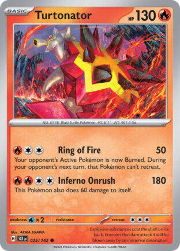 SCR 025 Turtonator reverse holo