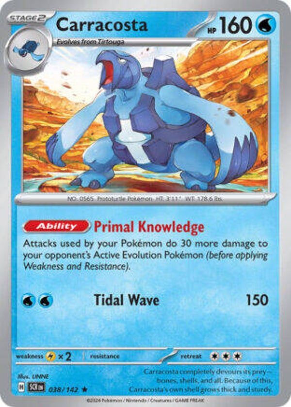 SCR 038 Carracosta reverse holo