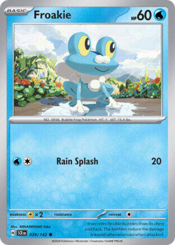 SCR 039 Froakie reverse holo