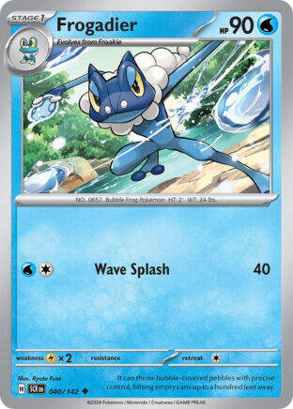 SCR 040 Frogadier reverse holo
