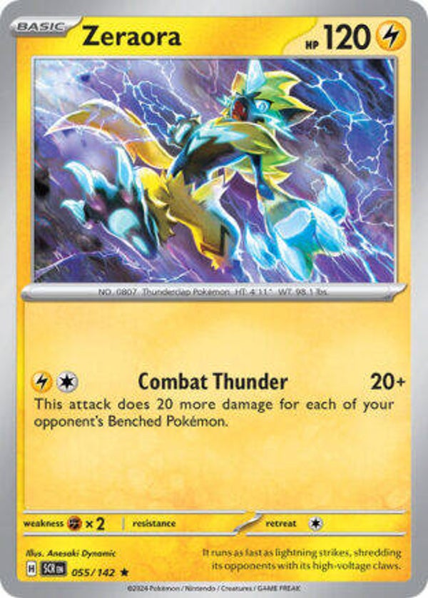 SCR 055 Zeraora reverse holo