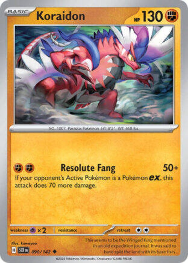 SCR 090 Koraidon reverse holo