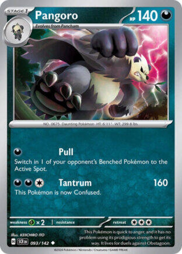 SCR 093 Pangoro reverse holo