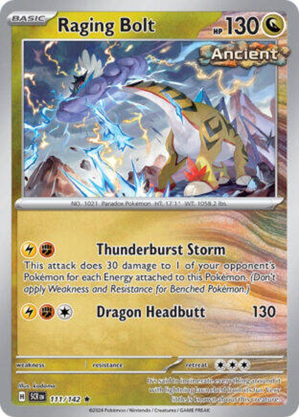SCR 111 Raging Bolt reverse holo