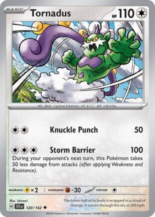 SCR 120 Tornadus reverse holo
