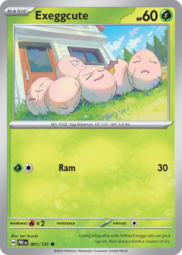 PRE 001 Exeggcute reverse holo