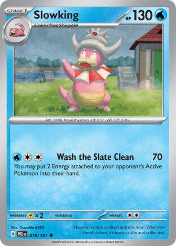 PRE 019 Slowking reverse holo