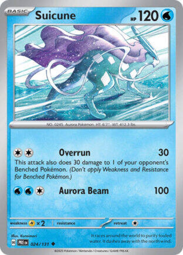 PRE 024 Suicune reverse holo