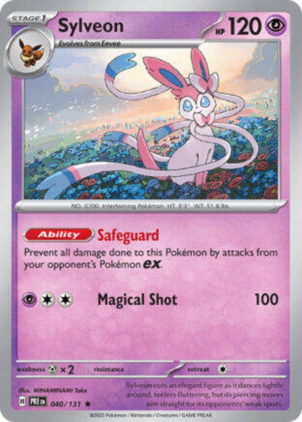 PRE 040 Sylveon reverse holo