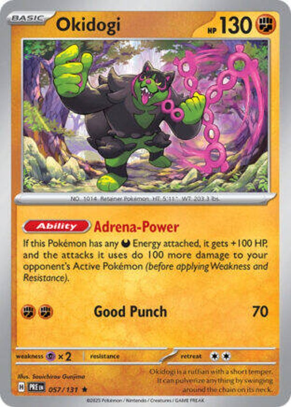 PRE 057 Okidogi reverse holo