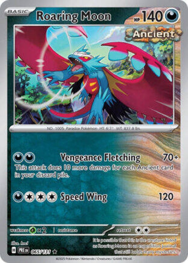 PRE 065 Roaring Moon reverse holo