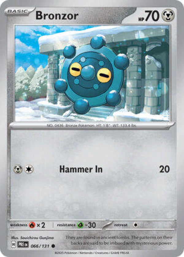 PRE 066 Bronzor reverse holo