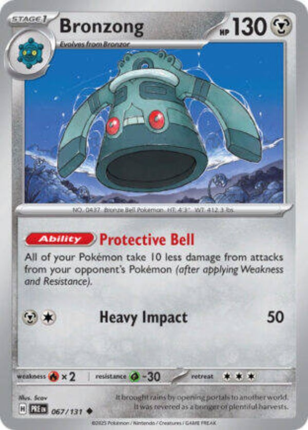 PRE 067 Bronzong reverse holo