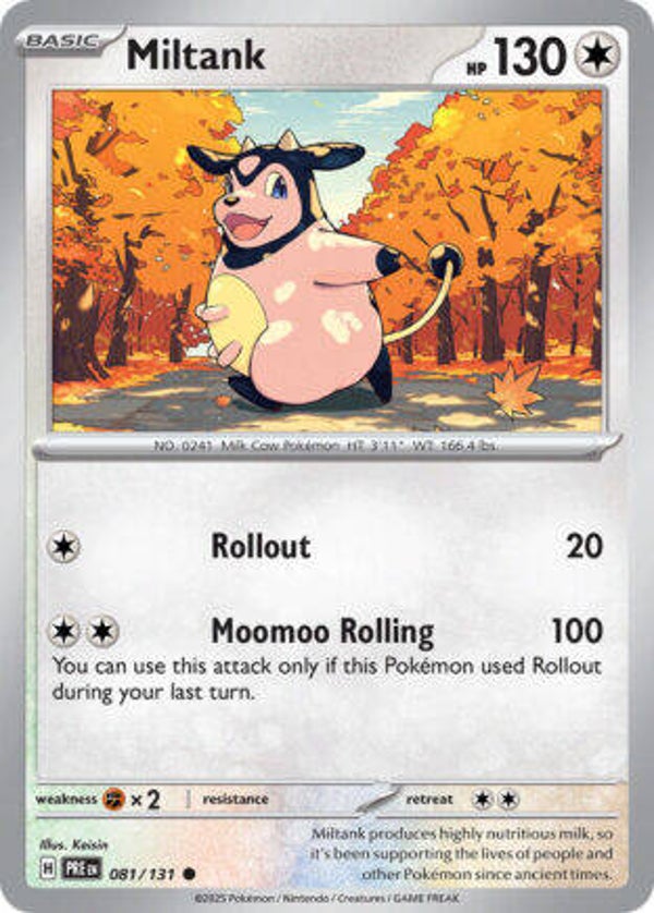 PRE 081 Miltank reverse holo