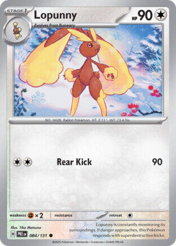PRE 084 Lopunny reverse holo