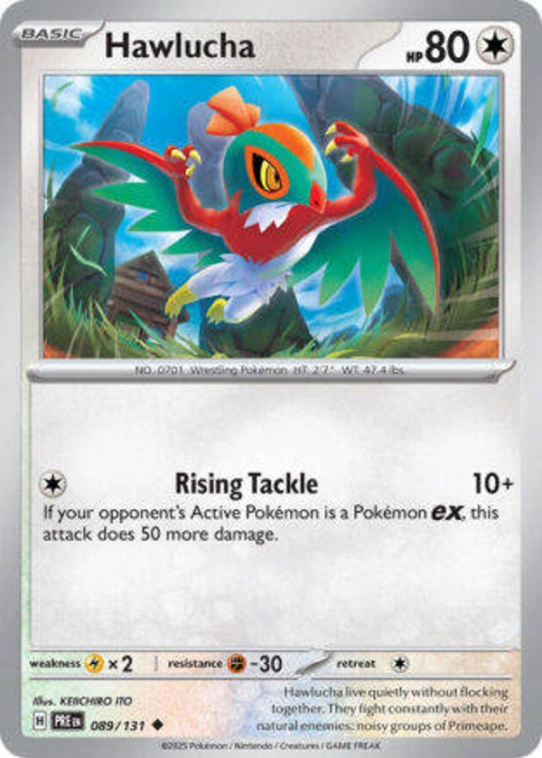 PRE 089 Hawlucha reverse holo
