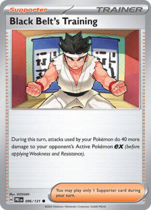 PRE 096 Black Belt's Training reverse holo