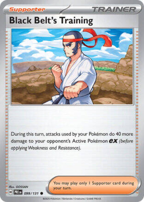 PRE 099 Black Belt's Training reverse holo