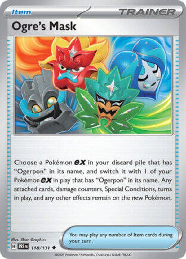 PRE 118 Ogre's Mask reverse holo