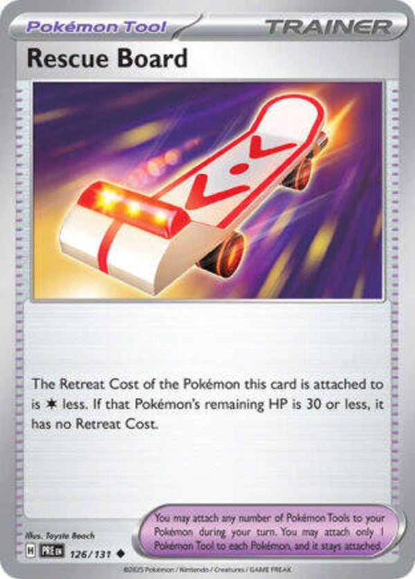 PRE 126 Rescue Board reverse holo