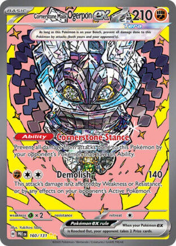 PRE 160 Cornerstone Mask Ogerpon EX