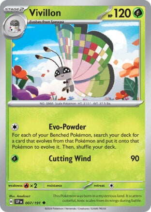 SSP 007 Vivillon reverse holo