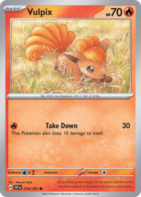 SSP 016 Vulpix reverse holo