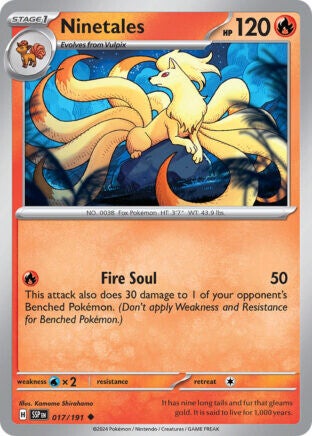 SSP 017 Ninetales reverse holo