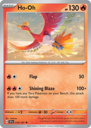 SSP 019 Ho-Oh reverse holo
