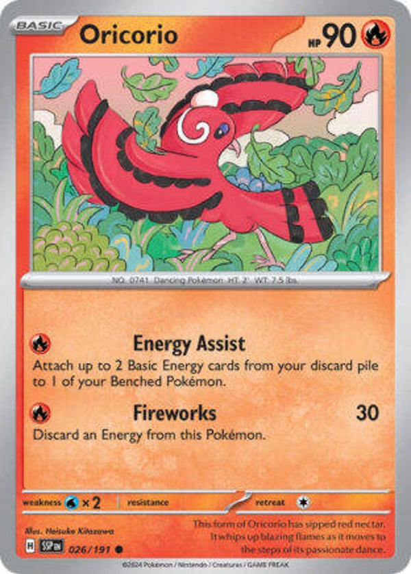SSP 026 Oricorio reverse holo