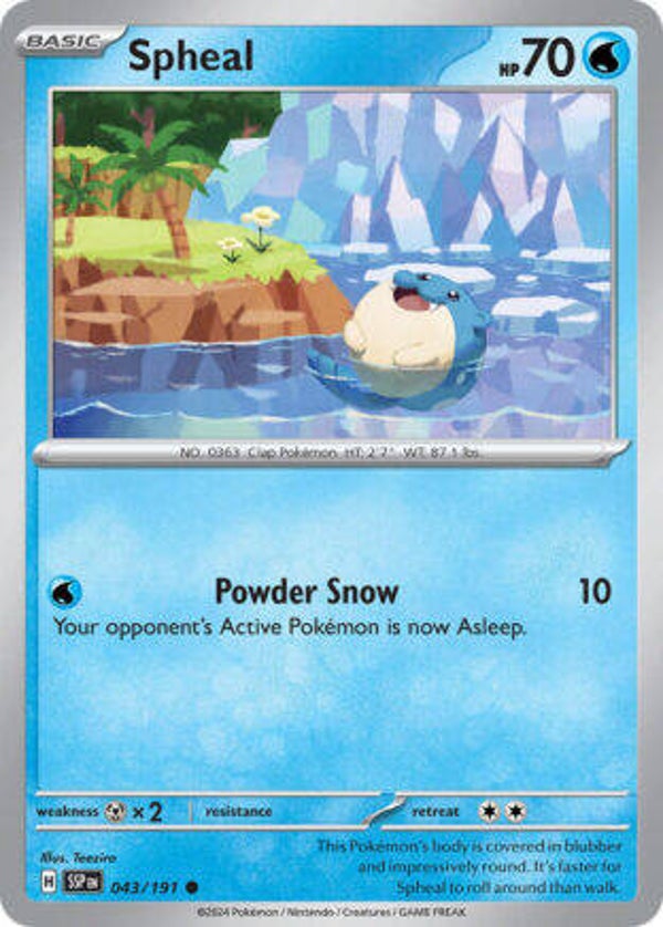 SSP 043 Spheal reverse holo